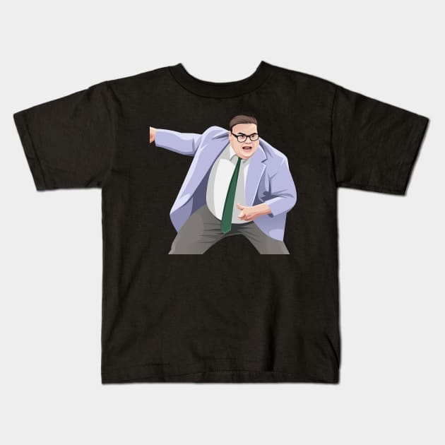 Chris Foley - Hilarious Vector Kids T-Shirt by WaltTheAdobeGuy